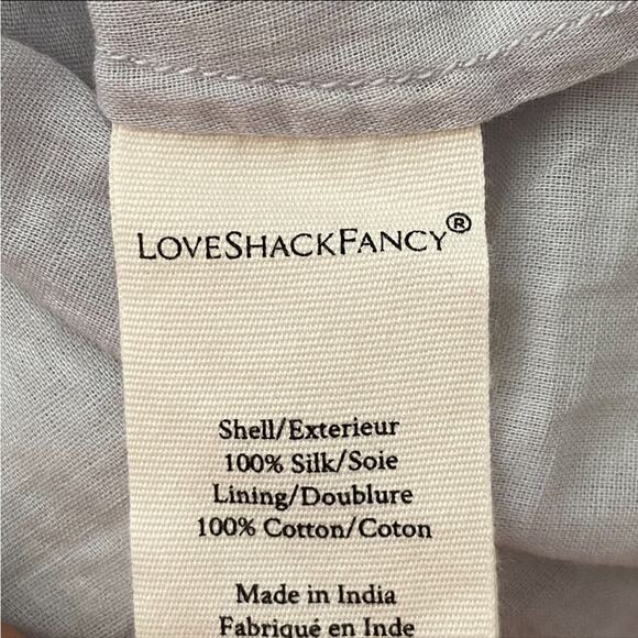 LoveShackFancy Small Dress Mini Silk Retro Cocktail Formal Party Pearla $579 - Picture 7 of 17